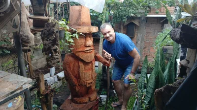 PARQUE LAGO DOURADO GANHAR ESCULTURA MSTICA