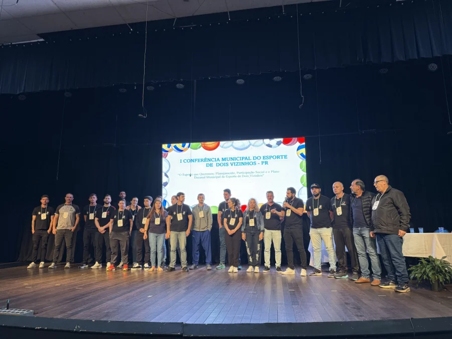 DOIS VIZINHOS REALIZA I CONFER�NCIA MUNICIPAL DO ESPORTE E DEBATE PLANEJAMENTO PARA OS PR�XIMOS DEZ ANOS