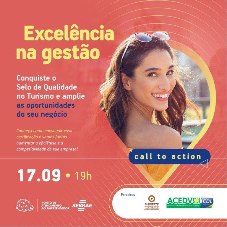 OFICINA DE EXCELNCIA NA GESTO PARA NEGCIOS DO TURISMO CHEGA A DOIS VIZINHOS NO DIA 17 DE SETEMBRO