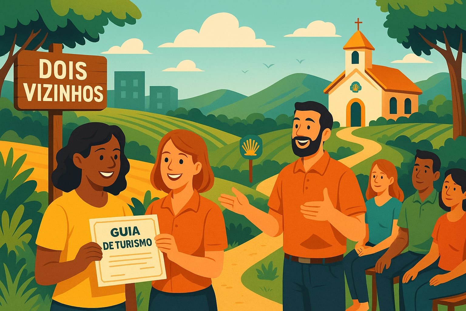 DOIS VIZINHOS INVESTE EM GENTE PARA RECEBER O MUNDO