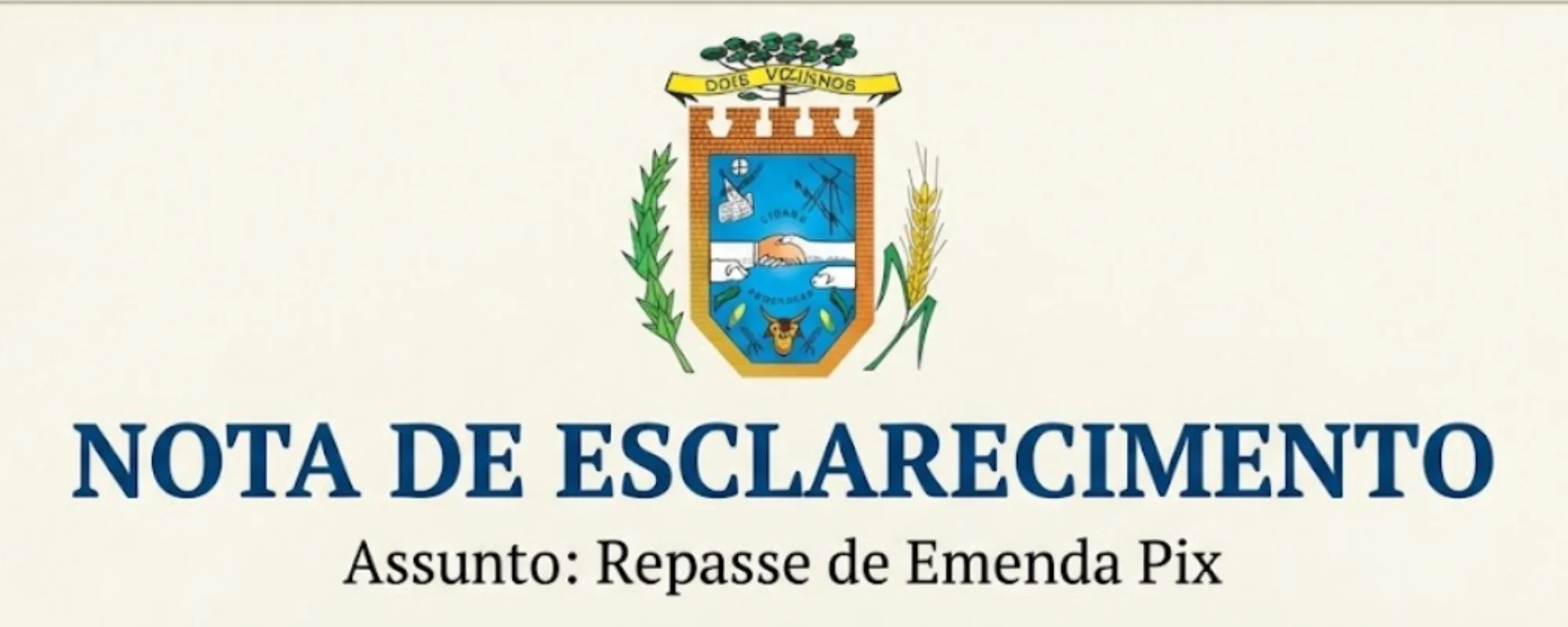 NOTA DE ESCLARECIMENTO