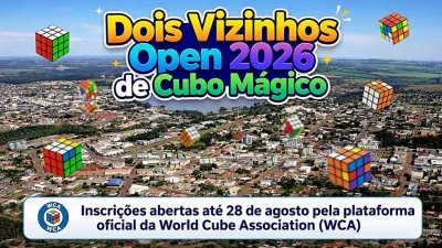 DOIS VIZINHOS OPEN DE CUBO M�GICO ENTRA NA CONTAGEM REGRESSIVA