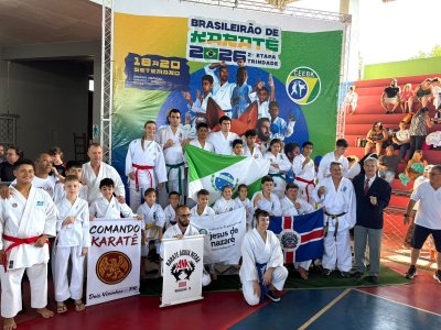 PROJETO SOCIAL COMANDO KARAT� CONQUISTA TR�S MEDALHAS NO CAMPEONATO BRASILEIRO EM GOI�S