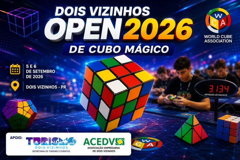 DOIS VIZINHOS ENTRA NO MAPA MUNDIAL DO CUBO M�GICO E VAI RECEBER COMPETIDORES DE V�RIOS ESTADOS