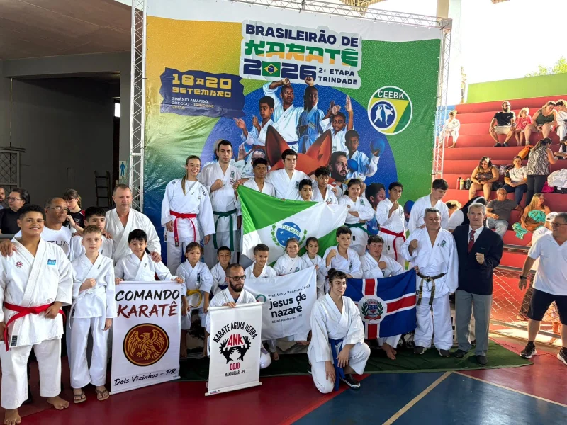 PROJETO SOCIAL COMANDO KARAT� CONQUISTA TR�S MEDALHAS NO CAMPEONATO BRASILEIRO EM GOI�S
