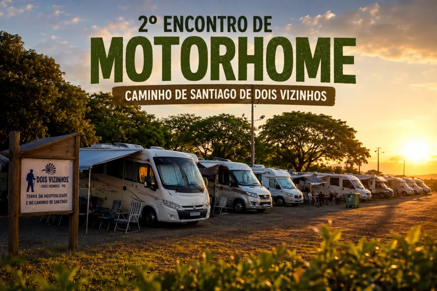 DOIS VIZINHOS SE PREPARA PARA RECEBER O 2� ENCONTRO DE MOTORHOME CAMINHO DE SANTIAGO
