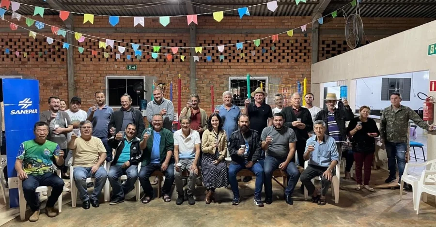 COMUNIDADE DA LINHA SO LOURENO RECEBE SISTEMA DE ABASTECIMENTO DE GUA