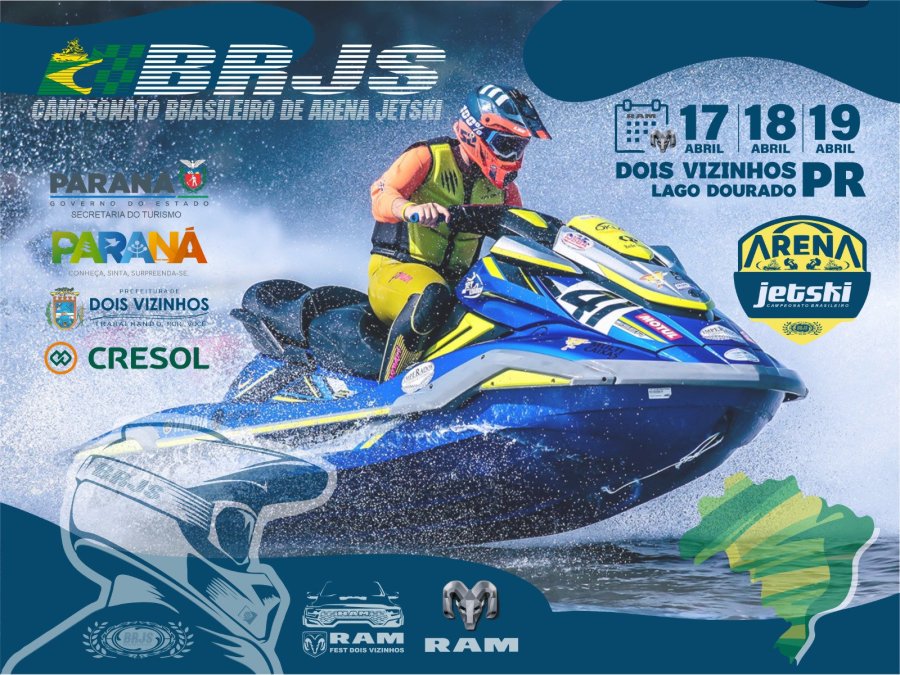 DOIS VIZINHOS ENTRA NO CIRCUITO NACIONAL E RECEBE ETAPA DO CAMPEONATO BRASILEIRO DE JET-SKI