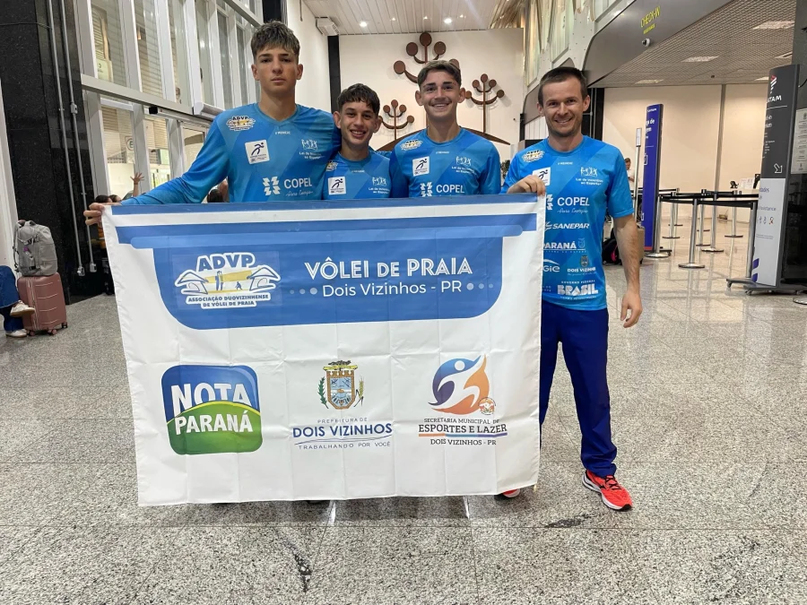 ATLETAS DE DOIS VIZINHOS REPRESENTAM O BRASIL NO MUNDIAL ESCOLAR DE VLEI DE PRAIA