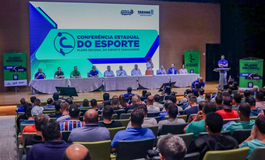 DOIS VIZINHOS MARCA PRESEN�A NA CONFER�NCIA ESTADUAL DO ESPORTE EM FOZ DO IGUA�U