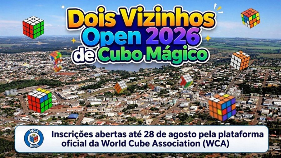 DOIS VIZINHOS OPEN DE CUBO M�GICO ENTRA NA CONTAGEM REGRESSIVA