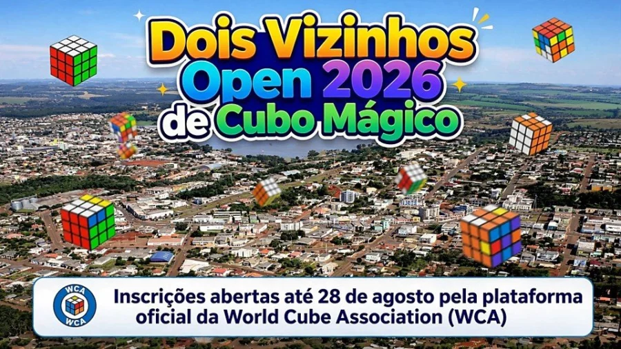 DOIS VIZINHOS OPEN DE CUBO M�GICO ENTRA NA CONTAGEM REGRESSIVA