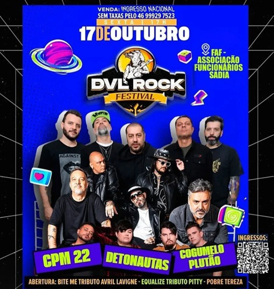 DVL ROCK FESTIVAL TRAZ GRANDES BANDAS E PROMETE SACUDIR DOIS VIZINHOS