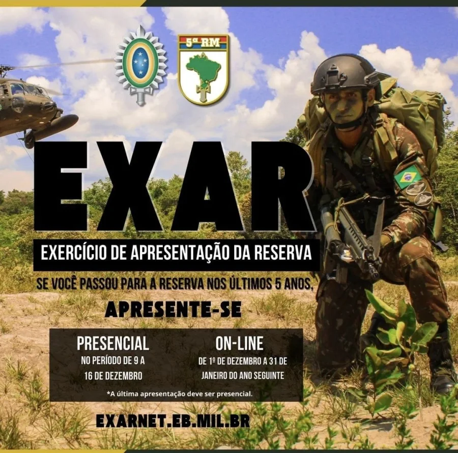JUNTA MILITAR ALERTA RESERVISTAS SOBRE OBRIGATORIEDADE DE SE APRESENTAR