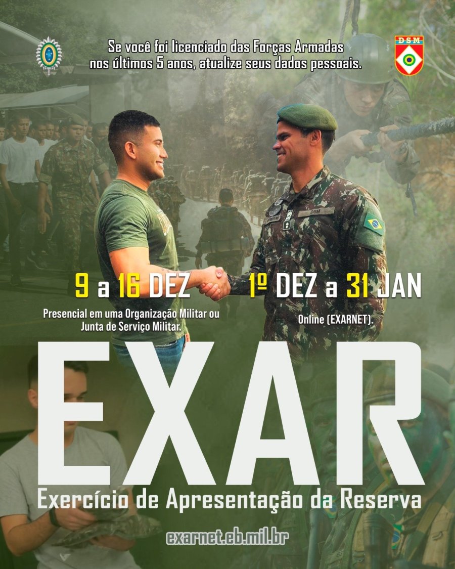 JUNTA MILITAR RECEBE VISITA T�CNICA DO EX�RCITO E REFOR�A ORIENTA��ES SOBRE O EXAR 2025