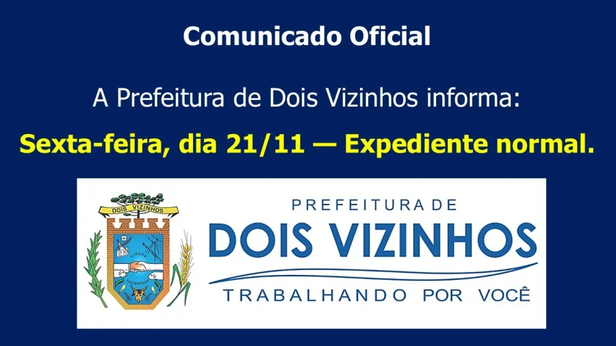 PREFEITO REVOGA RECESSO DO DIA 21 E REFORA COMPROMISSO COM A ORGANIZAO DA EXPOVIZINHOS 2025