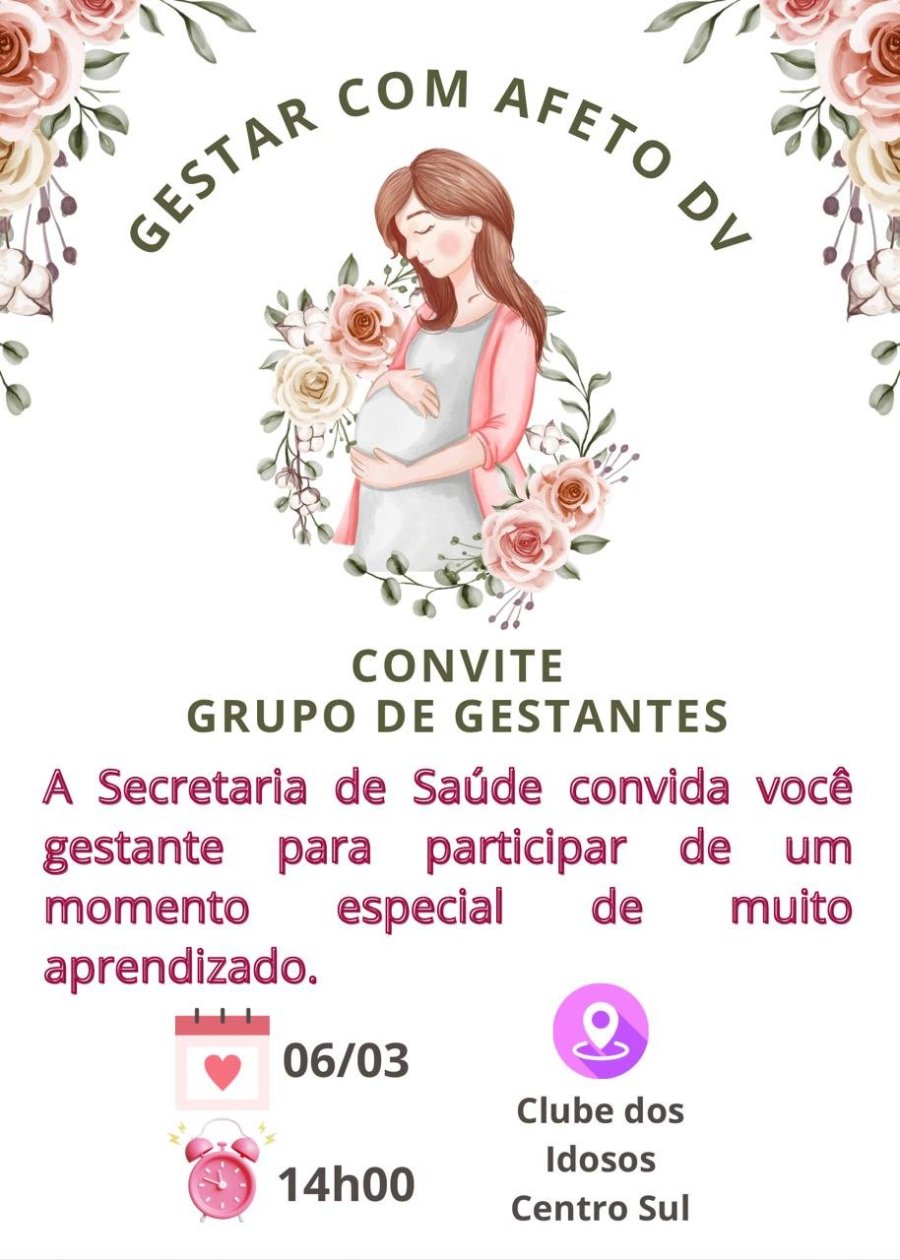 ENCONTRO PARA GESTANTES EM DOIS VIZINHOS PROMETE ACOLHIMENTO E ORIENTA��O
