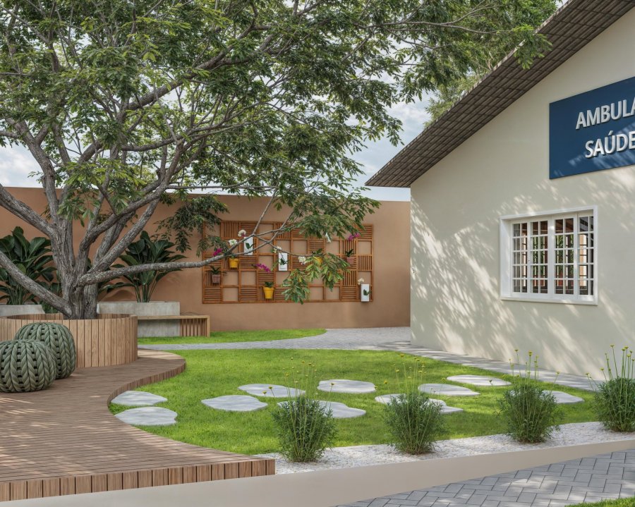 DOIS VIZINHOS GANHAR� JARDIM TERAP�UTICO PARA PROMOVER SA�DE MENTAL