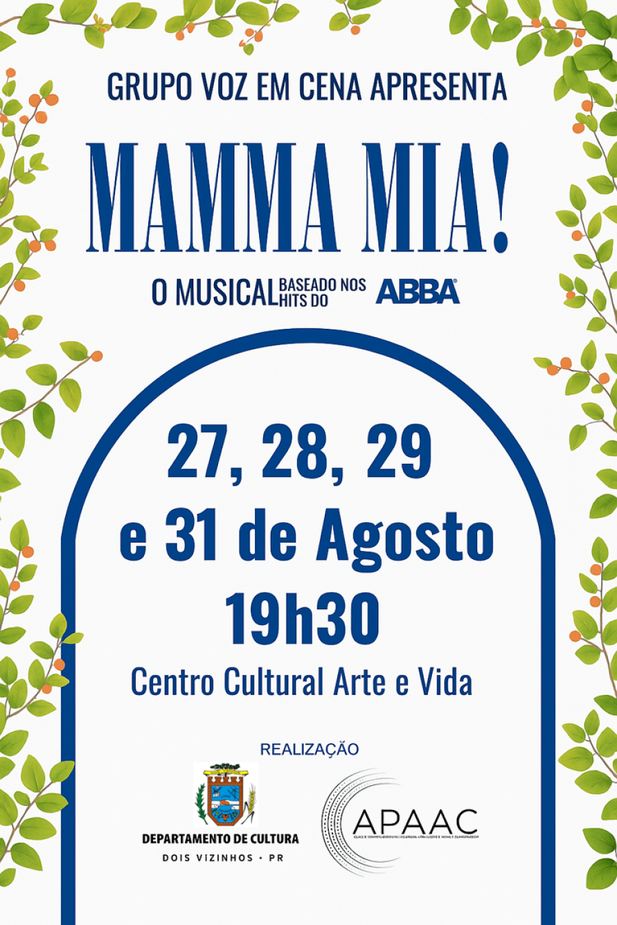 MUSICAL �MAMMA MIA� ESTREIA COM CASA CHEIA E ENCANTA O P�BLICO