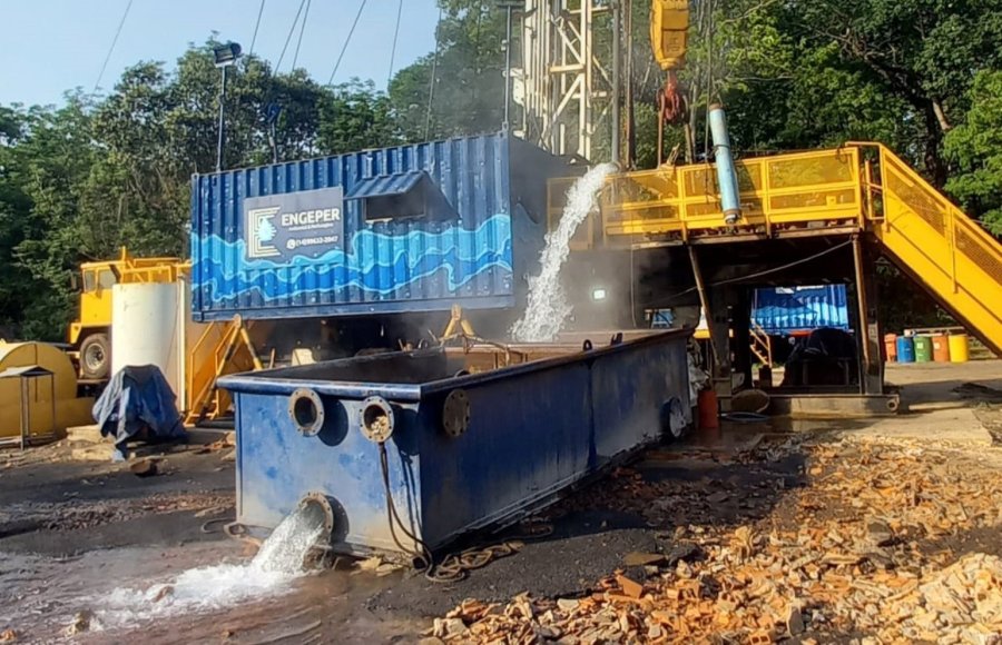 PO�O DO AQU�FERO GUARANI GARANTE ABASTECIMENTO DE �GUA EM DOIS VIZINHOS AT� 2040