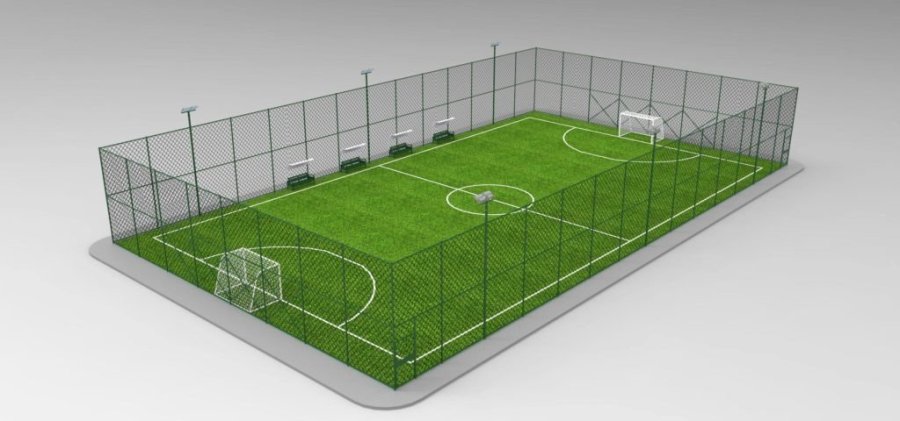 PINHEIRINHO TER� CAMPO DE FUTEBOL SINT�TICO ILUMINADO