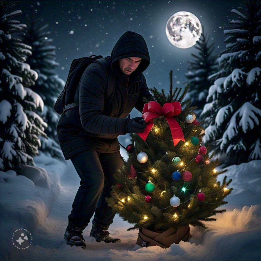 ADERE�OS NATALINOS DO NATAL ILUMINADO EST�O SENDO FURTADOS