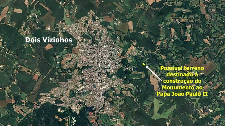 DOIS VIZINHOS VAI ERGUER A MAIOR ESTTUA DO PAPA JOO PAULO II DO MUNDO