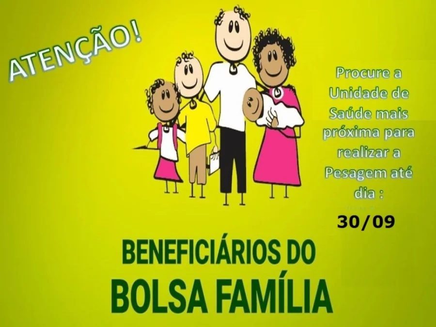 Aviso Importante - Pesagem Bolsa Famlia.