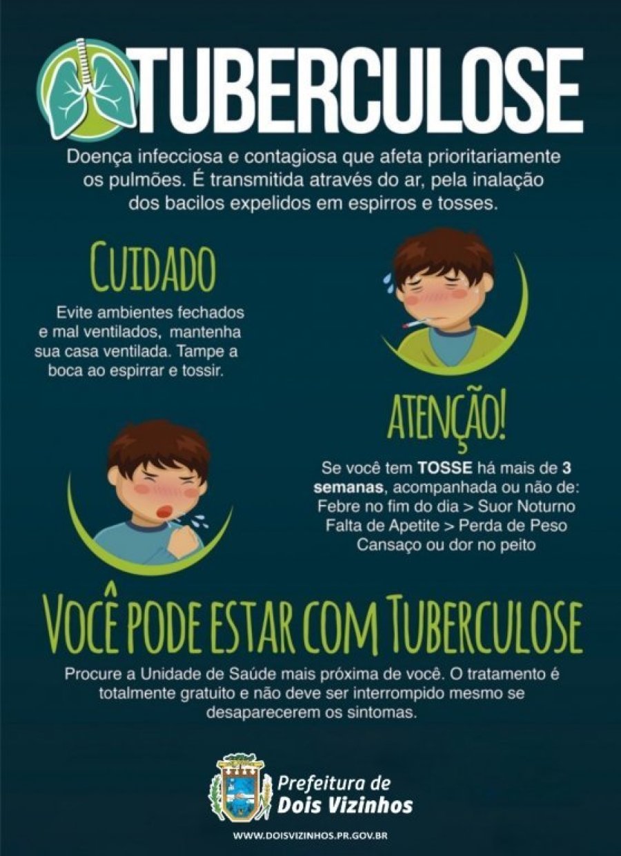 Mar�o � o M�s da Luta Contra a Tuberculose