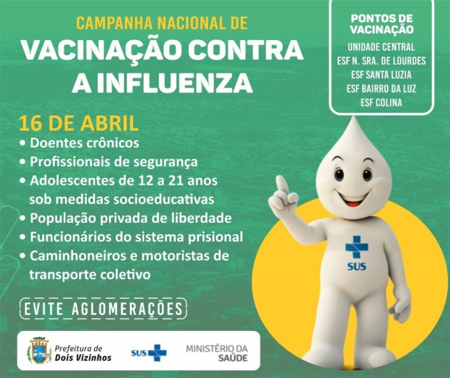 2� Etapa da Campanha Nacional de Vacina��o