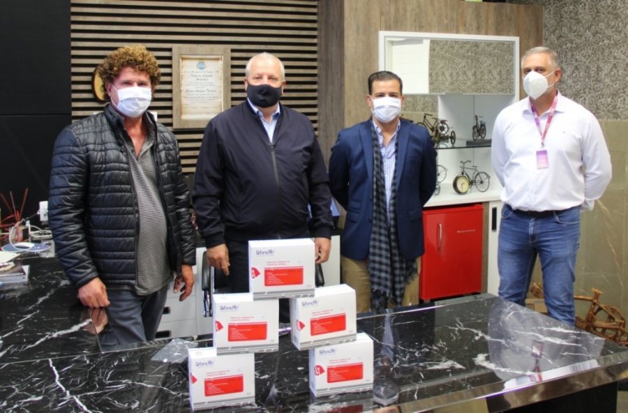 Secretaria Municipal de Sa�de Recebe Doa��o de Testes R�pidos