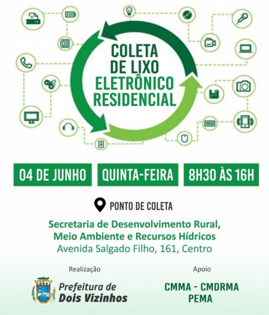 Coleta de Lixo Eletr�nico Residencial