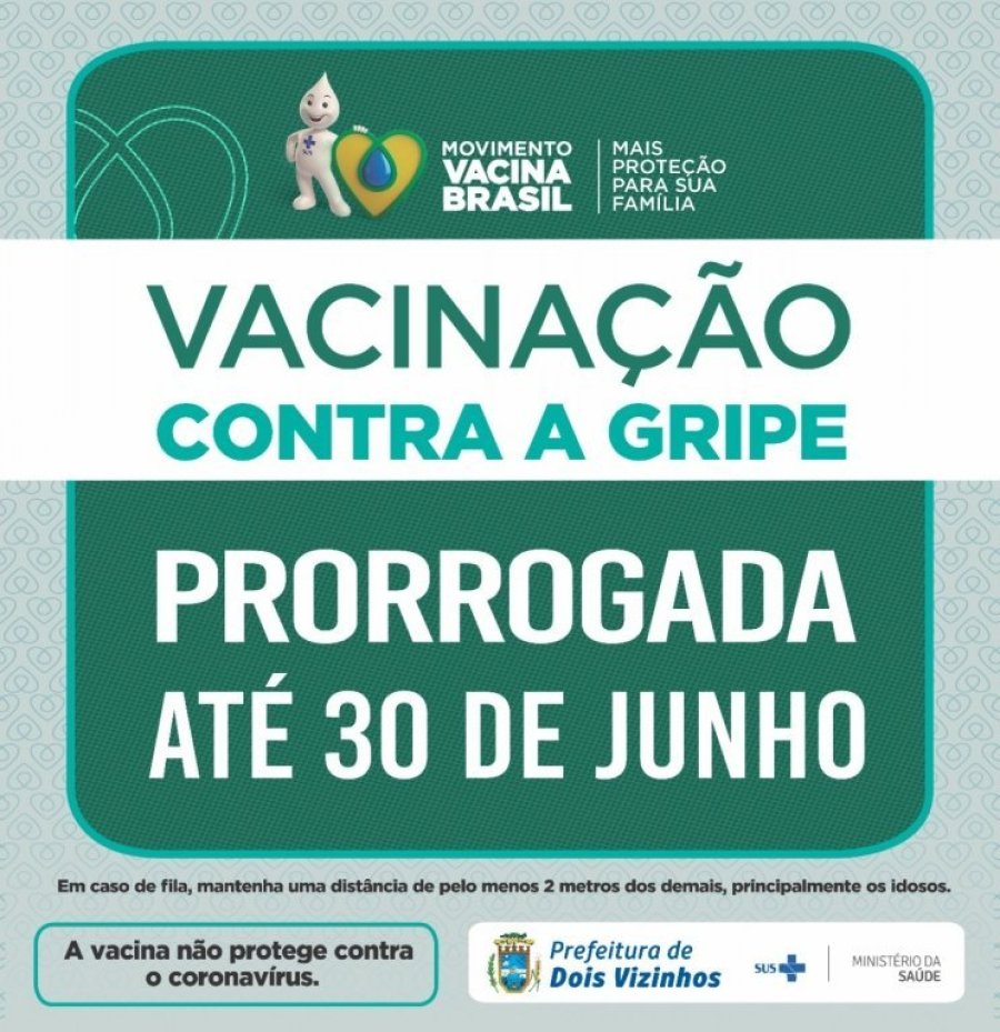 Prorroga��o da Campanha Nacional de Vacina��o