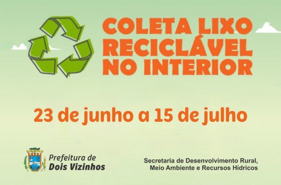 Coleta de Lixo Recicl�vel no Interior