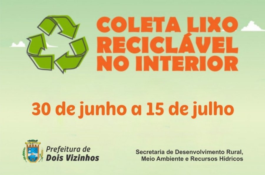Coleta de Lixo Recicl�vel no Interior