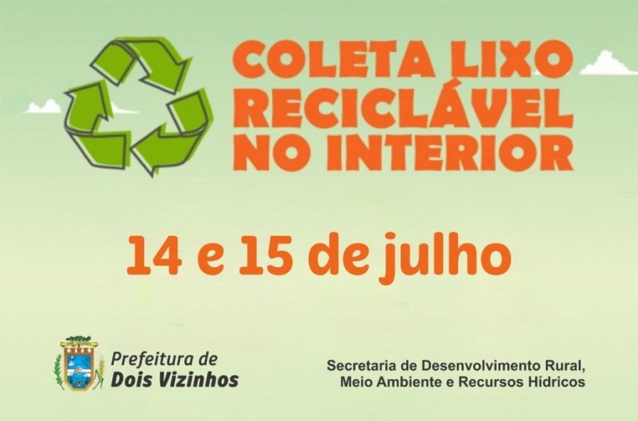 Coleta de Lixo Recicl�vel no Interior