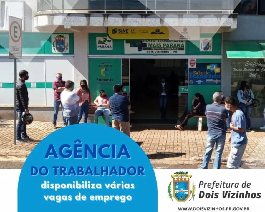 Agncia do Trabalhador de Dois Vizinhos Disponibiliza Vagas