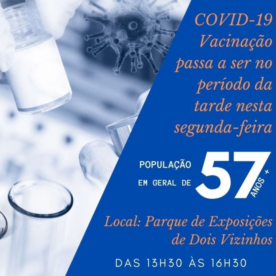 Vacina��o Contra Covid Retorna na Segunda-feira a Tarde
