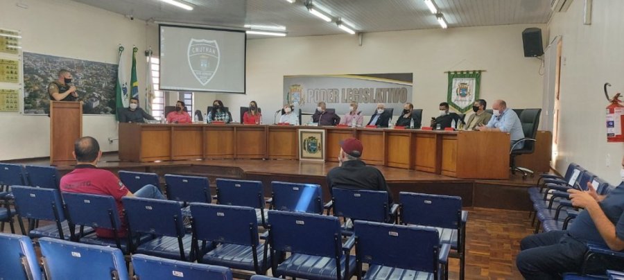 Conselho Municipal de Tr�nsito - Cmutran, Tomou Posse na C�mara Municipal
