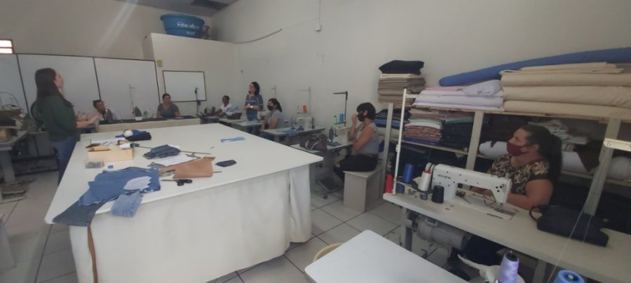 Parceria Entre Secretarias Fornece Qualifica��o de M�o de Obra na �rea de Corte de Costura