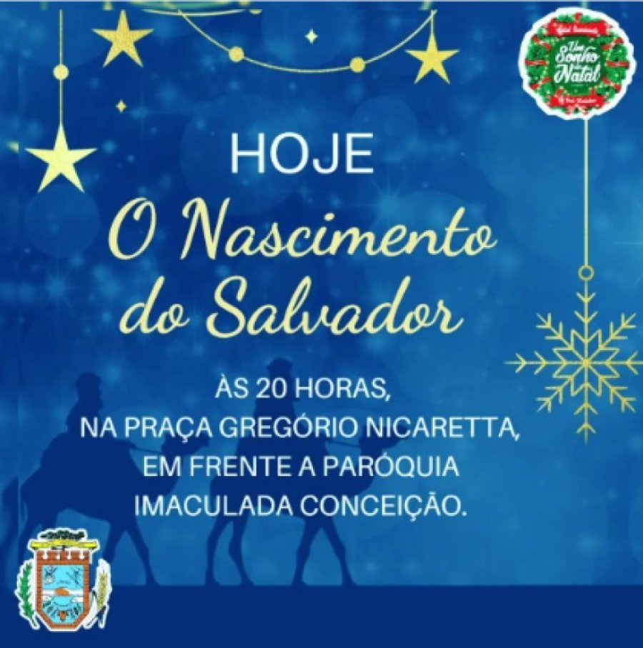 Programa��o de Natal Segue Em Dois Vizinhos e Hoje Contar� Com o Espet�culo 