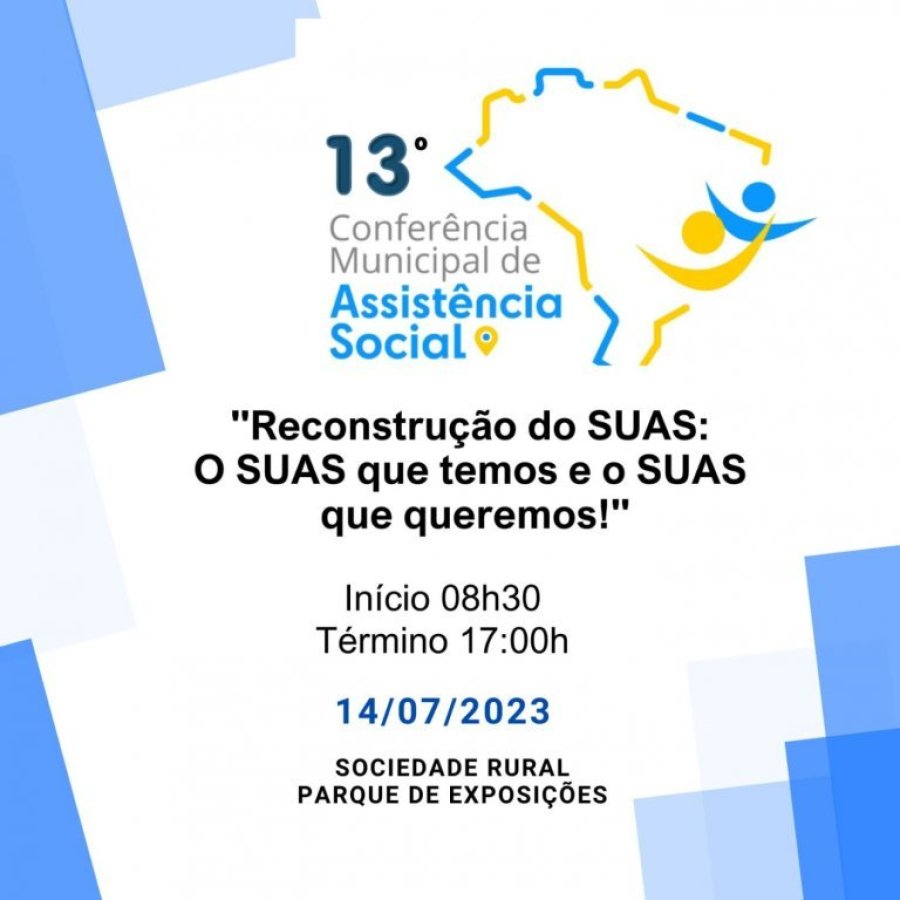 Secretaria de Assist�ncia Social e Cmas Realizar�o Confer�ncia Municipal de Assist�ncia Social