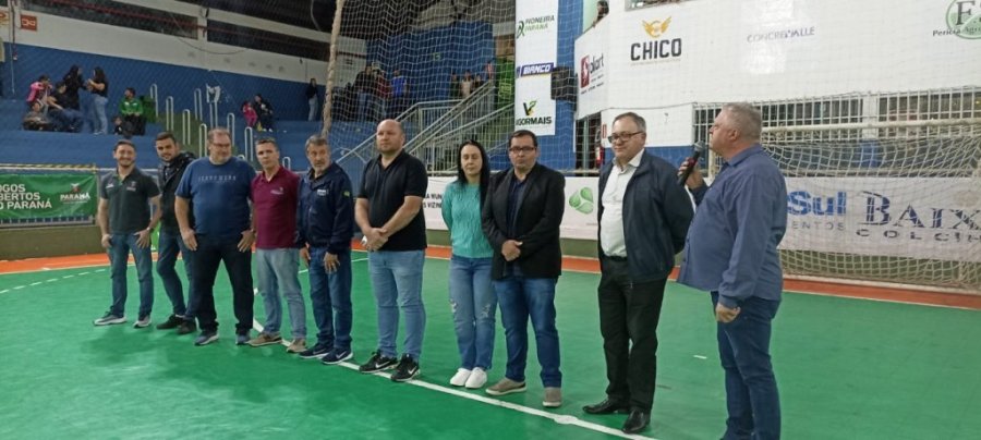Aconteceu na �ltima Sexta-feira Em Dois Vizinhos a Abertura dos Jogos Abertos do Paran�