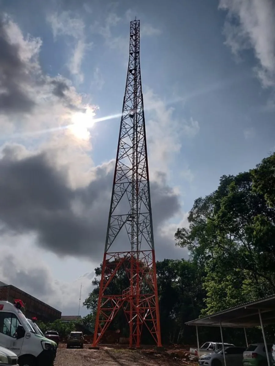 Nova Torre de Retransmisso de Tv Leva Qualidade de Sinal a Dois Vizinhos