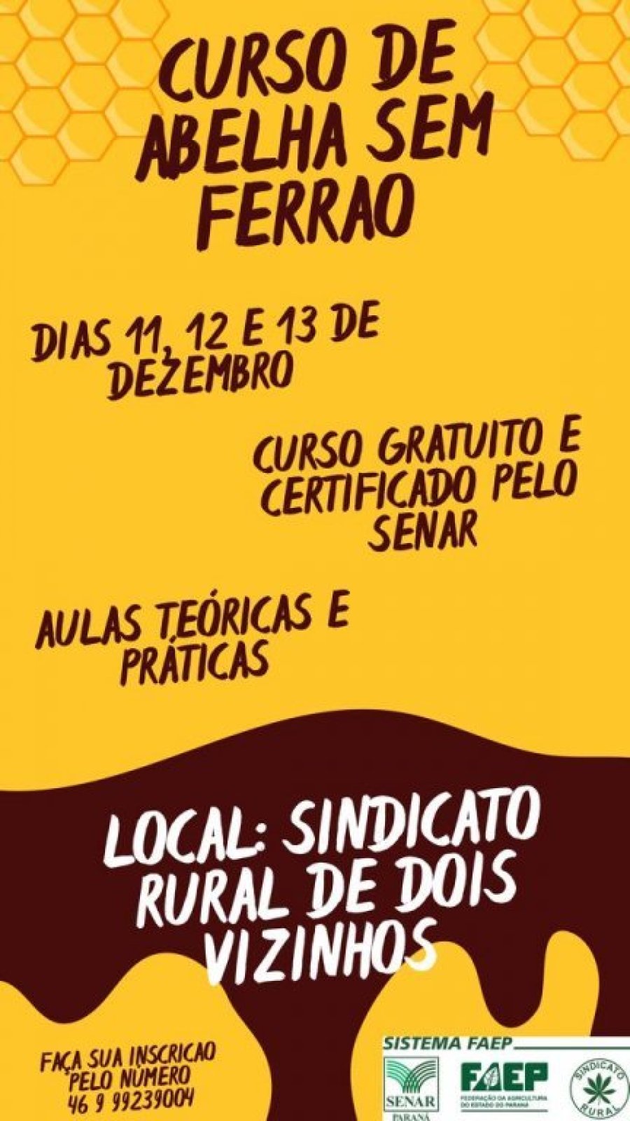 Curso Gratuito Sobre Abelhas Sem Ferr�o