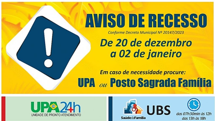 Sa�de de Dois Vizinhos Mant�m Atendimento Durante o Recesso