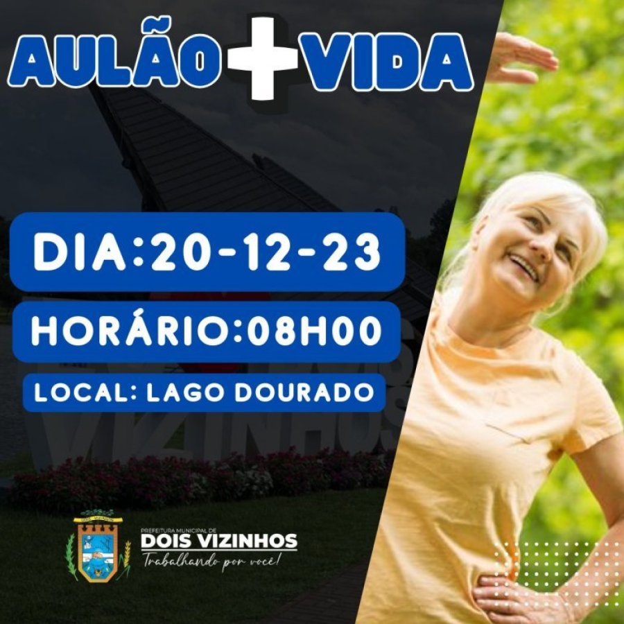 Quarta-feira Tem Aul�o Mais Vida no Lago Dourado
