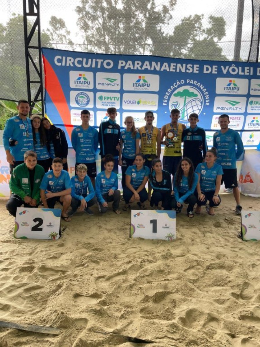 V�lei de Praia de Dois Vizinhos Conquista Mais 8 Medalhas