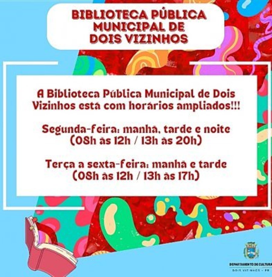 Biblioteca de Dois Vizinhos Tem Hor�rio de Atendimento Ampliado