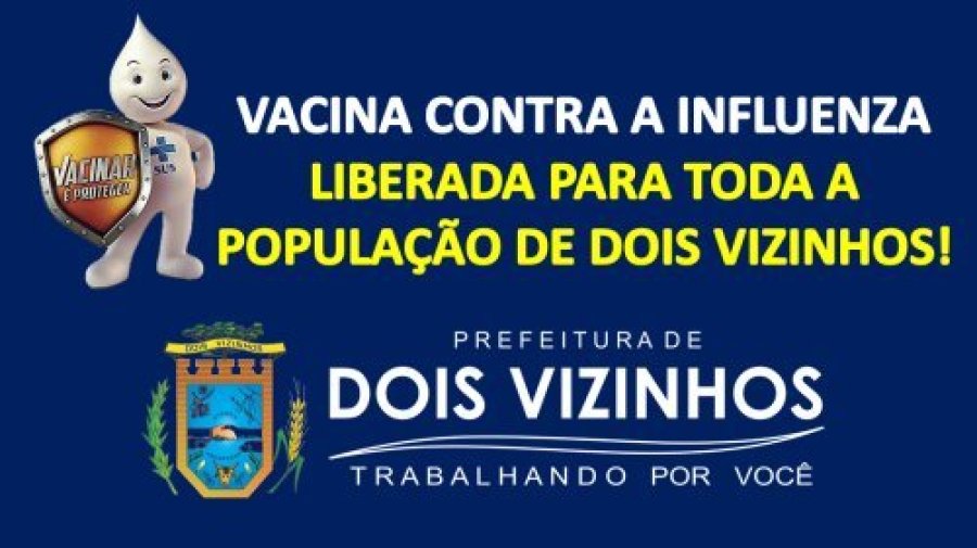 Secretaria de Sa�de Disponibiliza Doses de Vacina Influenza para Toda a Popula��o